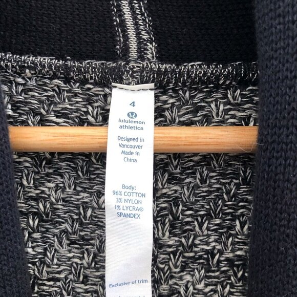 LULULEMON Post Practice Cardigan Size 4 - Picture 10 of 12